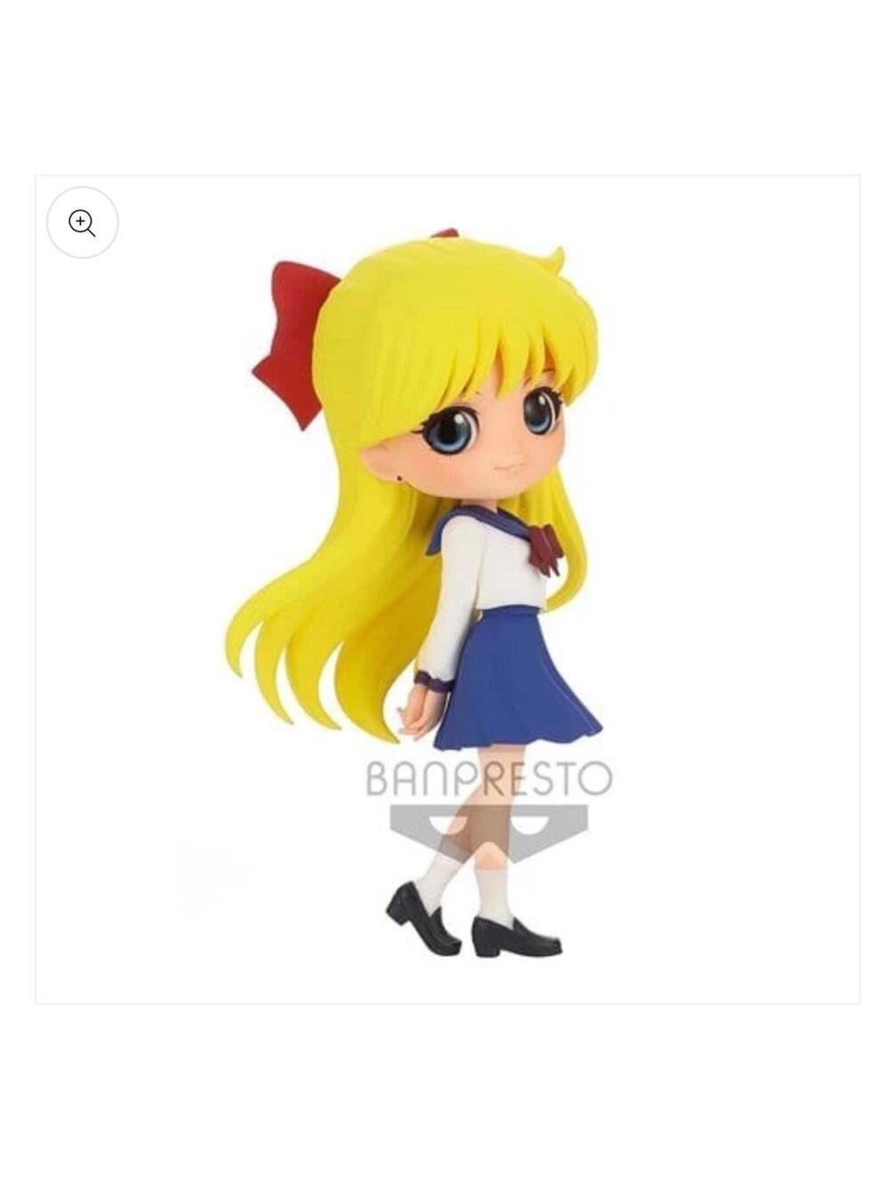 Banpresto Sailor Moon Minako Aino Sailor V Q Posket Figure Yellow US Seller